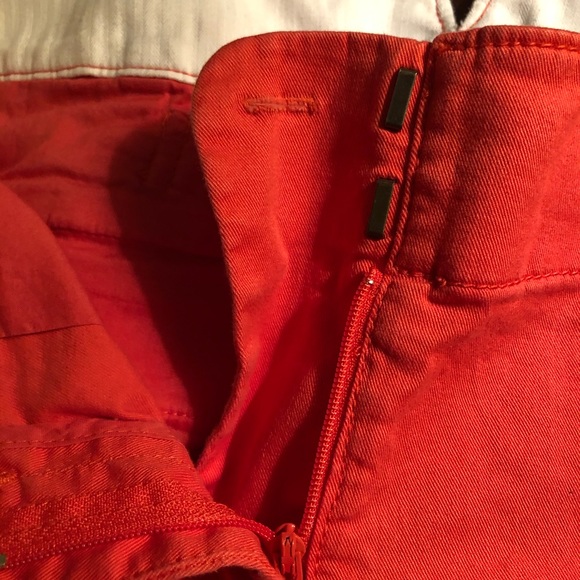 Ann Taylor Sailor Pants - Reddish Orange - Picture 4 of 4